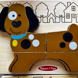 7 piece Melissa and Doug puzzle